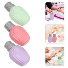 3Pcs Nail Polish Remover Bottles Pump Dispenser Empty Bottles for Salon