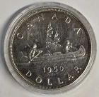 Canada 1950 Silver Dollar $1 George VI