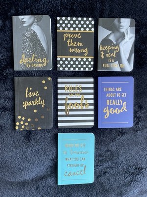 ''Oh My Chic!'' Mini Lined Notebooks (3.5  x  5 ) - New - Pick 1 or More