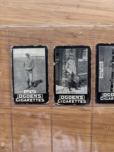 1902 Ogden Tabs Golfers 12 Cards - Tom Morris, Harry Vardon Etc - Picture 10 of 11