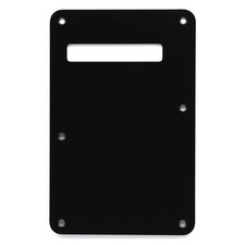 Placa Trasera de Guitarra Eléctrica de Metal Trémolo Resorte Cavidad Cubierta Placa Negra