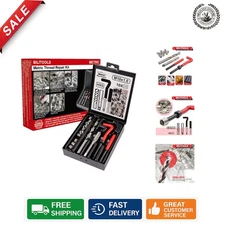All-in-One M10x1.0 Thread Repair Kit - Efficient HSS Drill & Case Included