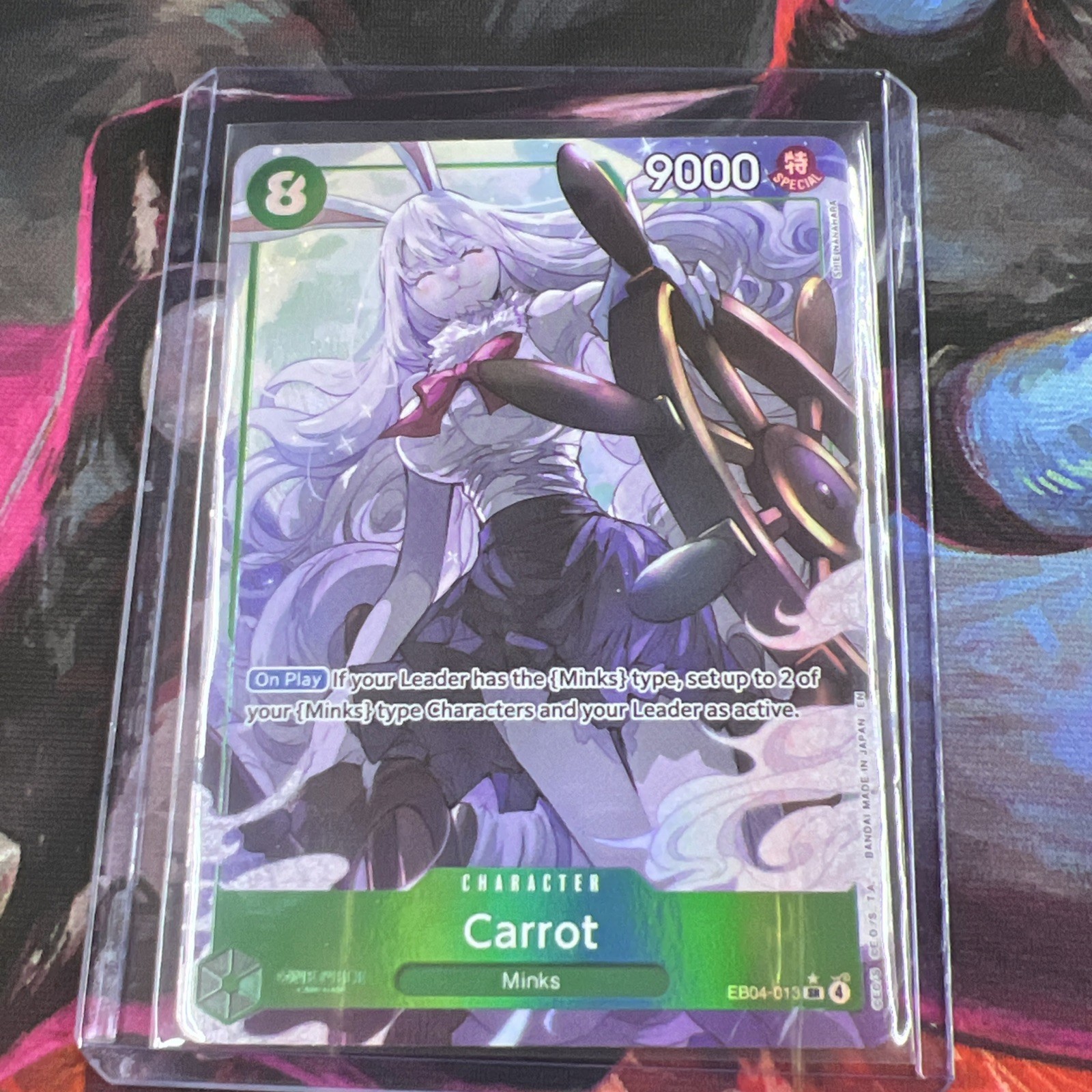 One Piece TCG Carrot EB04-013 Alt Art SR OP14 The Azure Sea’s Seven English NM