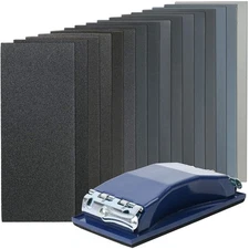 60Pcs Sandpaper Sheet Assortment P2000 to P3000 Grit For Wet or Dry Sanding