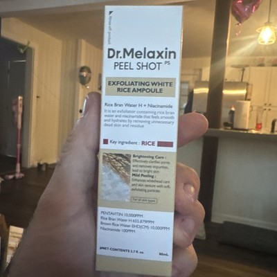 Dr. Melaxin Peel Shot Exfoliant Rice Ampoule 2.7 fl oz (80 ml)