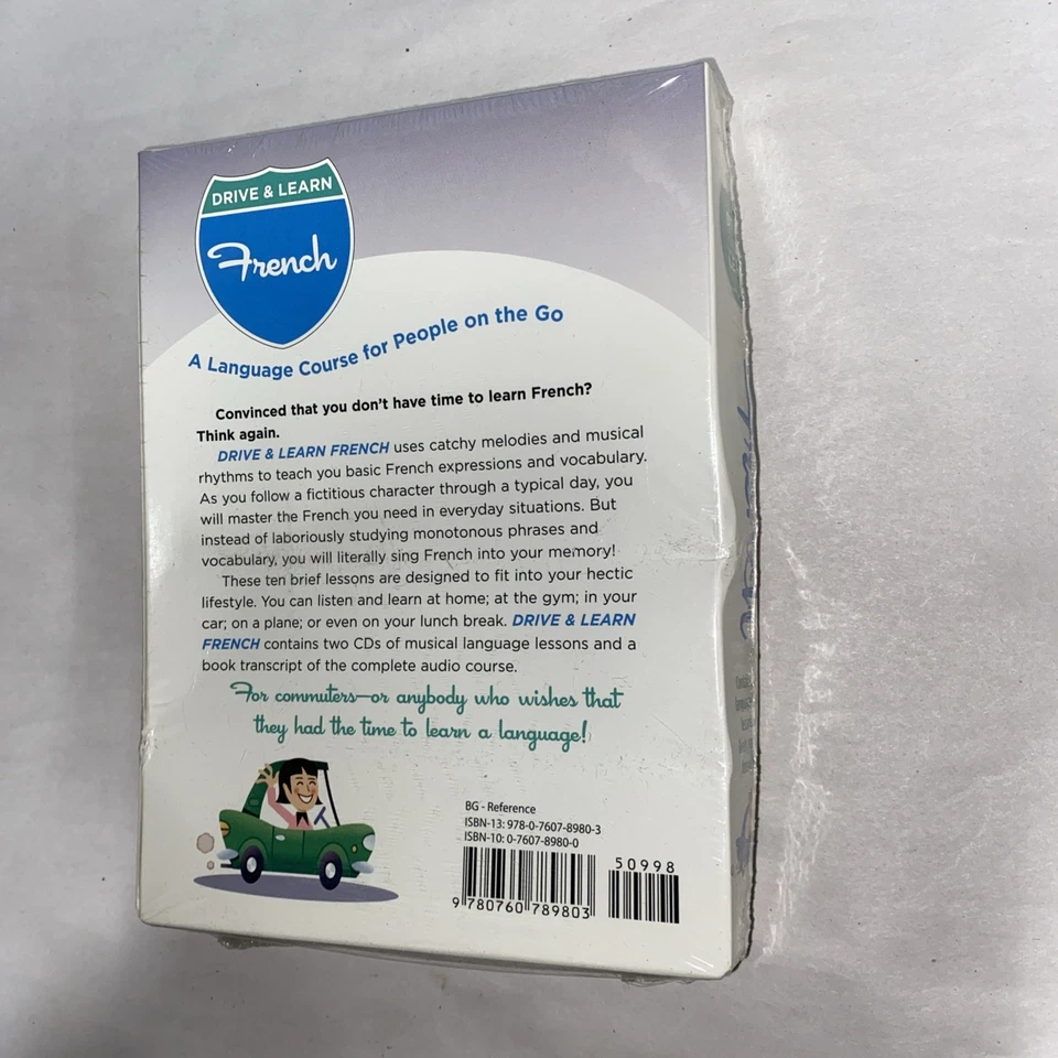 DRIVE & LEARN FRENCH with 2 CD and LISTENER'S GUIDE by HOWARD BECKERMAN, NEW - Image 3 of 4
