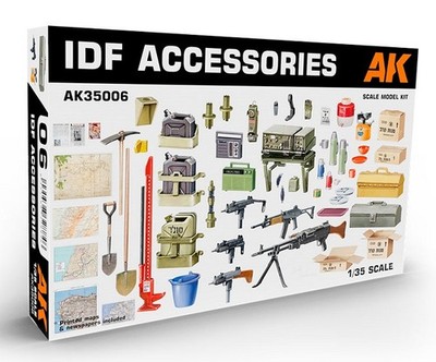 AK Interactive AK35006 - 1:35 IDF Accessories- Neu