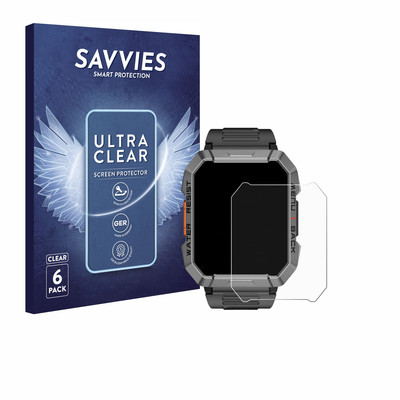 6x Folie für Blackview W60 2.01'' Schutzfolie Displayschutz Display Schutz Klar