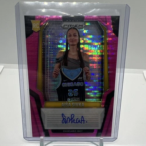 Panini Prizm WNBA 2025 Ajsa Sivka Signatures Auto #SG-AJS RC 35/35 Sky