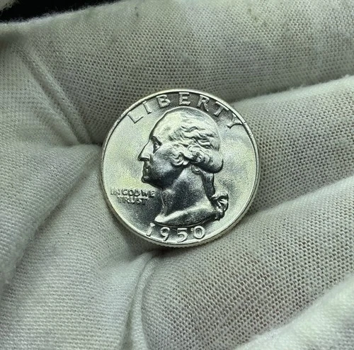 1950-P Washington Quarter - BU - Brilliant Uncirculated - 90% Silver G373