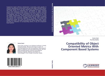 Compatibility of Object Oriented Metrics With Component Based Systems Sonia Sain