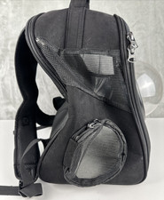 Travel Backpack Capsule Cat Carrier Bubble Window Breathable Small Pet Black