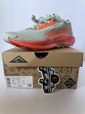 Nike Pegasus Trail 5 GTX Running Shoes Mens Size 10 Silver Mango FQ0908-004 New