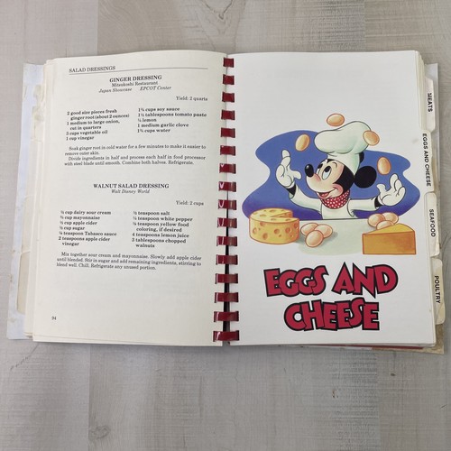 VINTAGE 1986 WALT DISNEY KOCHEN MIT MICKEY UM UNSERE WELT SPIRALKOCHBUCH - Bild 9 von 19