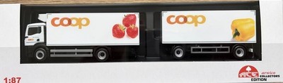 HERPA MAN TGS NN 18.470 KÜHLKOFFERHÄNGERZUG COOP SCHWEIZ ARWICO EXCLUSIVE SERIES