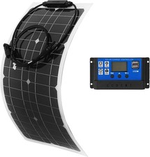 25W Flexible Monocrystalline Solar Panel – 12V/24V Ready, Ultra-Light