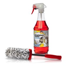 TUGA CHEMIE 1 L ALUMINIUM-TEUFEL® ALUTEUFEL FELGENREINIGER +  FELGENBÜRSTE 06977
