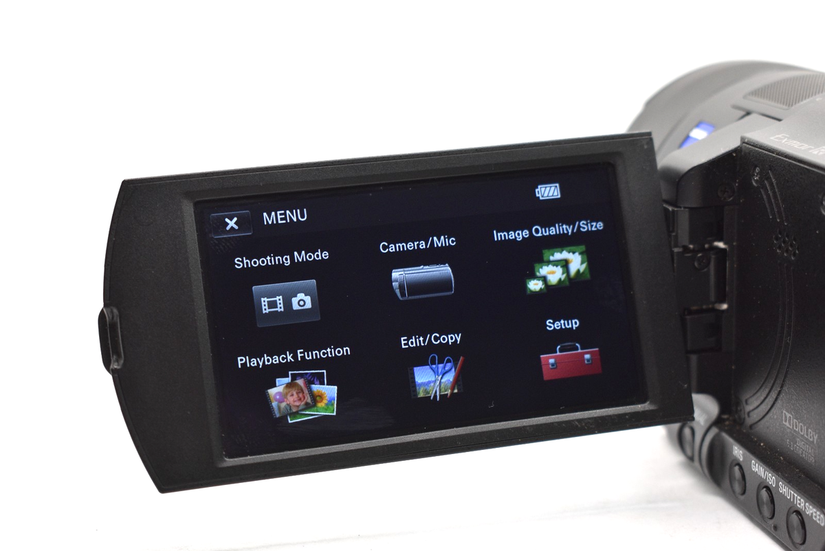 Sony FDR-AX100 4K Camcorder - Black for sale online | eBay
