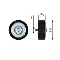 Umlenk-/FüHrungsrolle Keilrippenriemen Drivealign™ Gates T36734 FüR Sprinter 454