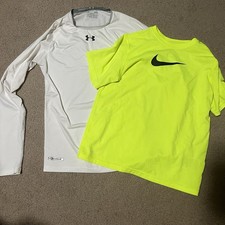 Nike And Under Armour Shirt Bundle Kids Size Large