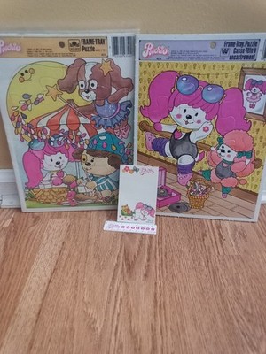 Poochie Mattel Lot of 2 Puzzles, Notepad, and Ruler