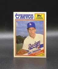 1988 Topps Revco League Leaders OREL HERSHISER Card #12 Los Angeles Dodgers