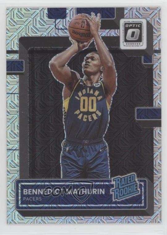 2022 Panini Donruss Optic Rated Rookie Choice Prizm Bennedict Mathurin #209 0rz7