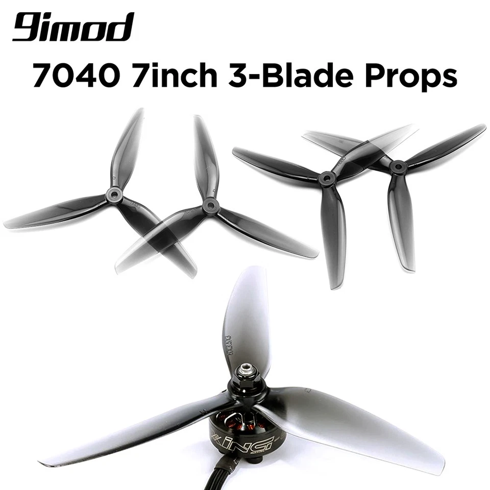 9IMOD 7040 CW CCW Propeller 7-15" Blätter Requisiten für RC FPV Renndrohne - Bild 4 von 4