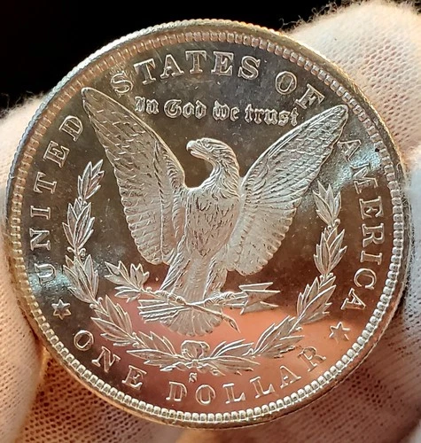 * 1880 S * BU MS+ PL REVERSE MIRRORS SUPERB GEM!! PQ MORGAN SILVER DOLLAR #A10