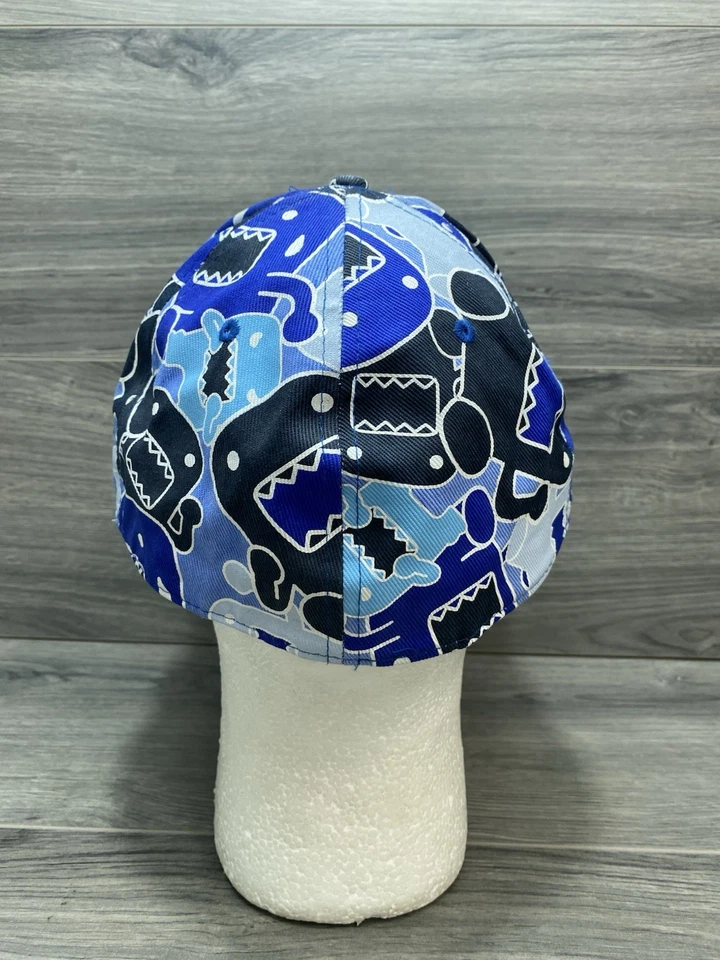 Gorra de béisbol Domo-Kun talla grande ajustada azul 1998 Foto 3 de 4