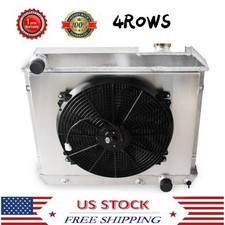 For Chevy C10 C20 C30 Pickup Truck 1963 1964 1965 1966 4-row Radiatorshroudfan For Chevy C10 C20 C30 Pickup Truck 1963 1964 1965 1966 4-row Radiatorshroudfan