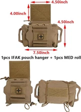 SABADO Rapid/Quick Deploy First Aid Kit Pack Tactical IFAK Pouch Two-Piece Syste