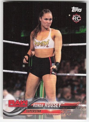 2018 Topps WWE Then Now Forever Ronda Rousey RC #101