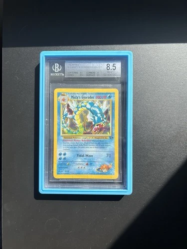 Pokemon TCG 2000 Gym Challenge Unlimited #13 Misty’s Gyarados Holo BGS 8.5
