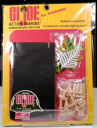 GI Joe Timeless Action Marine 40th Anniversary - Tent Camouflage Set-MOSC