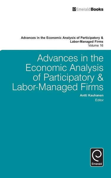Antti Kauhanen | Advances In The Economic Analysis Of Participatory &...-image