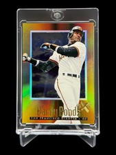 1997 Skybox E-X2000 BARRY BONDS GOLD HOLO FOIL ACETATE #95 SF GIANTS🔥RARE🔥