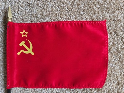 SOVIET UNION USSR FORMER FLAG 1955-1991 NEW OLD STOCK ORIGINAL VINTAGE FLAG