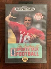 Joe Montana II Sports Talk Football (Sega Genesis, 1991) Tested Working