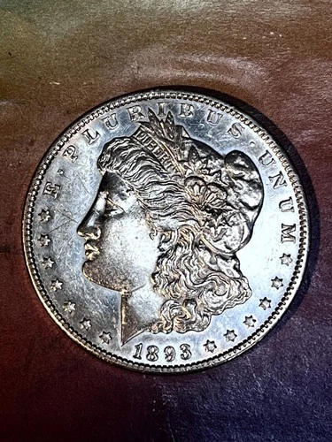 1893 O  MORGAN DOLLAR  A VERY RARE KEY FULL AU