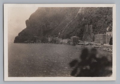 Riva del Garda Gardasee Italien 1929 - Hotel im Bau - Altes Foto 1920er
