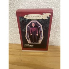 Hallmark Pamiątka Ornament ~ Star Trek Kapitan Jean-Luc Picard Ornament 1995