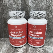 2xMommy Knows Best Lactation Support Breastfeeding Supplements 120 Caps Ex 11/25