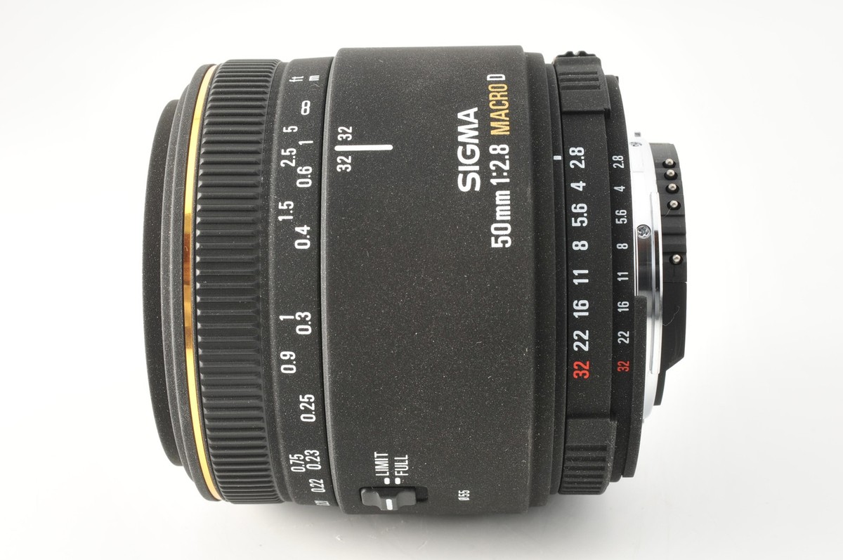 Near MINT+++] Sigma EX 50mm f2.8 D DG Macro Auto Focus Lens Nikon