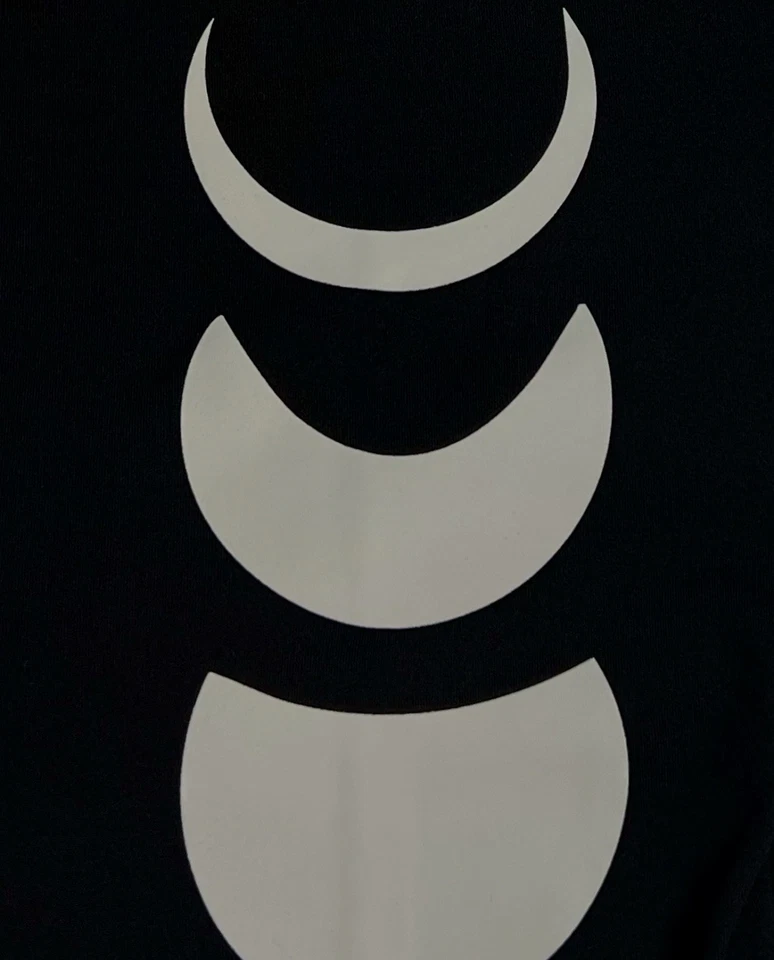 Leggings LuLaRoe TC2 Alto Curvilíneo 2 UNICORNIO Celestial FASE LUNAR Galaxia Media Luna Foto 4 de 4