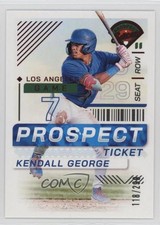 2024 Panini Prospect Edition Red 118/299 Kendall George #137 8d2