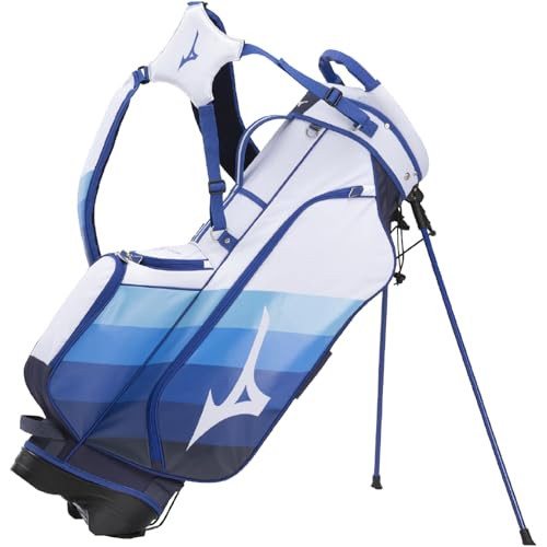 MIZUNO Golf Bag Tour Stand Men's 9.5 type 47 inch 2.5kg White/Blue