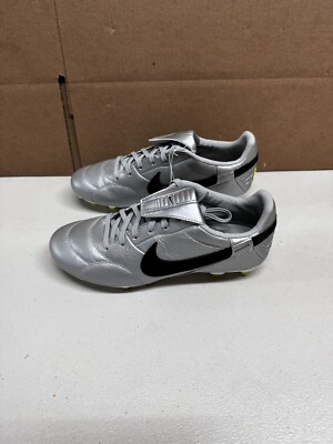 NEW Nike Premier 3 Soccer Cleats 'Metallic Silver' AT5889 004 Men's SZ 7.5 NoLid