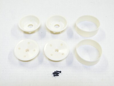 NEW ASSOCIATED RC10T  CLIFF LETT Wheels Front Set WHITE AL24