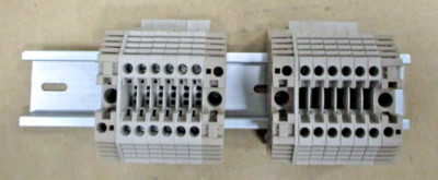 Weidmuller WDU 2.5 Din Rail w/ Terminal Block Strip-6 Pieces  A8291WVS